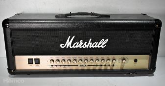 Marshall JMD100 100W hybrid guitar amplifier head in flight case - full details in the description