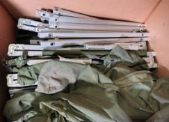 25x British Forces folding cots - may require repair or be incomplete