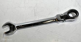 38x 24mm flexi head ratchet combination spanners