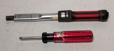 Norbar 100 TH torque wrench handle - 20-100Nm, Handle torque wrench - 10-50lbf-in