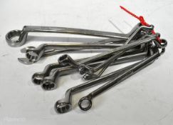 Bundle of ring spanners - various sizes