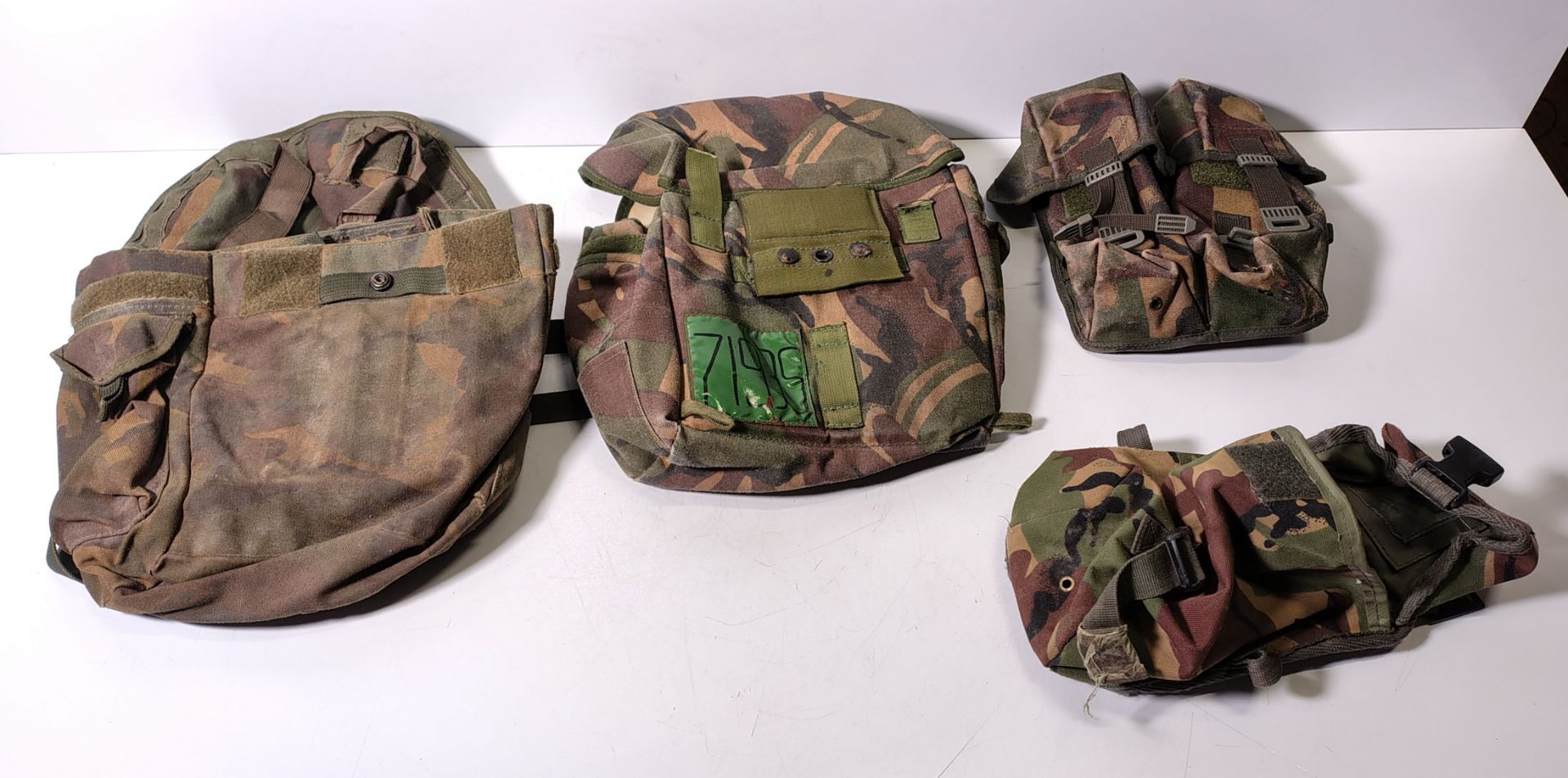 Various types of ex-military DPM accessories - 145kg – may require repair/be incomplete - Image 16 of 27