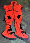 14x Coverall passenger immersion kits - WILL NEED TO BE SAFETY TESTED
