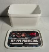 2x Boxes of 20x JSP PPE Protector storage containers for respirators