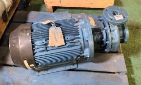 Brook Hansen WDA1660MJH G162089 3 phase electric motor with a Selwood centrifugal pump
