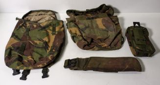 Various types of ex-military DPM accessories - 144kg – may require repair/be incomplete