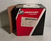 2x Mercury BlackMax 12 inch aluminium propellers -10 1/2 pitch, 3RH