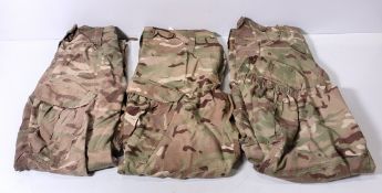Various types of ex-military camo clothing - may include accessories - 218kg – may require repair