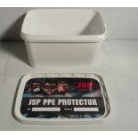 15x Boxes of 20x JSP PPE Protector storage containers for respirators