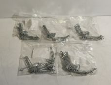 24x Boxes of 75x packs of Firefly internal safety clips for 75x75 trunking - 10 clips per pack