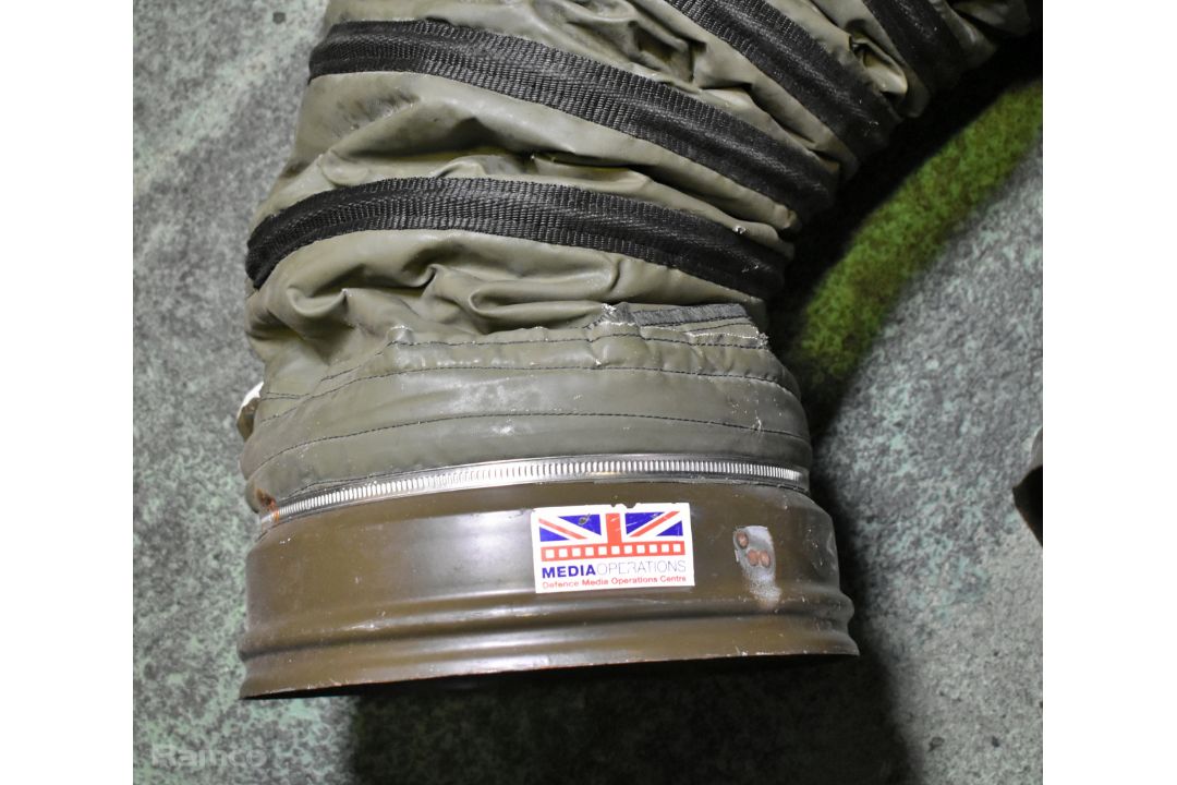 12x 250mm flexible canvas ducting pipes in storage bags - approx length: 2800mm - Image 4 of 5