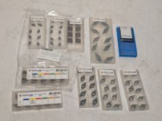 Giss Cutline lathe turning carbide inserts - mixed types and sizes - approx 90