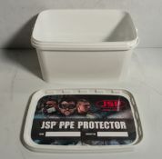 Box of 20x JSP PPE Protector storage containers for respirators