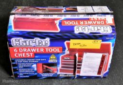 Clarke CTC600C 6 drawer tool chest - W 620 x D 260 x H 335mm