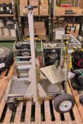 Ortec mobile radiation measurement carts - wheels are damaged - W 620 x D 980 x H 1370mm