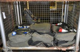 16x canvas storage bags with electrical extension cables - full details in the description