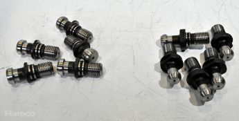 10x Cutline hollow through coolant pull studs - full details in the description