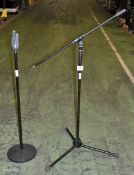 Beyerdynamic microphone stand & Konig & Meyer adjustable height microphone stand