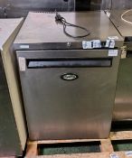 Foster HR150-A stainless steel undercounter refrigerator - W 605 x D 640 x H 830mm