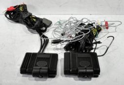 2x Streamax C6D AI advanced dash camera with wiring loom