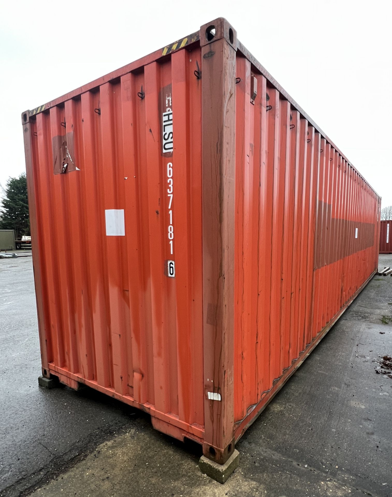 40ft open top storage and transport container - L 40ft x W 8ft x H 9.5ft - Image 4 of 10