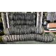 12x 250mm flexible canvas ducting pipes in storage bags - approx length: 2800mm - Image 1 of 5