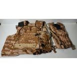 Various types of ex-military desert accessories - 158kg – may require repair/be incomplete