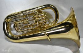 Besson Sovereign BE982 tuba in hard storage case - Serial No: 11000927