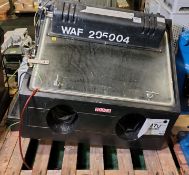 Vapormatt Turbospray solvent cleaning machine - W 1150 x D 930 x H 700mm - NO STAND