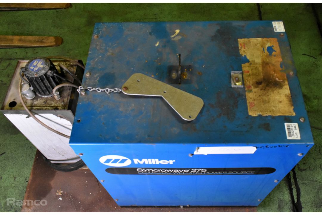 Miller Syncrowave 275 CC AC/DC welding power source - W 495 x D 700 x H 900mm - Image 10 of 10