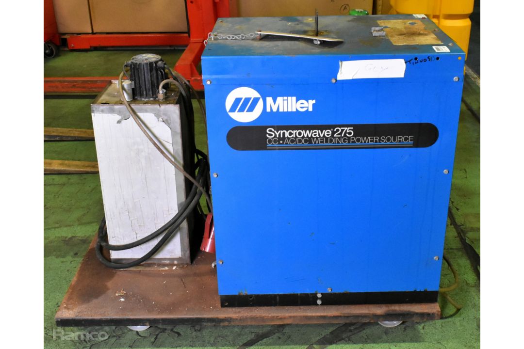 Miller Syncrowave 275 CC AC/DC welding power source - W 495 x D 700 x H 900mm - Image 9 of 10