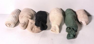 Various mixed socks - various sizes - paired & unpaired - unknown quantity - 185kg