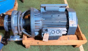 ABB Motors M2AA 160 M 2 3 phase electric motor with a Selwood centrifugal pump