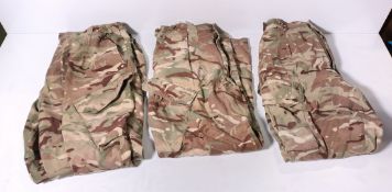 Various types of ex-military camo clothing - may include accessories - 212kg – may require repair