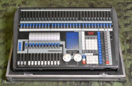 Avolites Pearl Tiger lighting console in flight case - Serial No: QTZ-00618