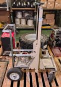 Ortec mobile radiation measurement carts - wheels are damaged - W 620 x D 980 x H 1370mm