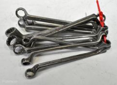 Bundle of ring spanners - various sizes
