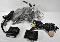3x Streamax C6D AI advanced dash camera with wiring loom