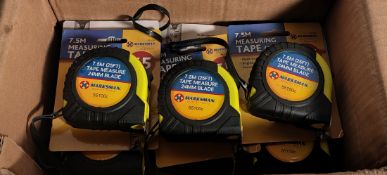 15x Marksman 7.5m tape measures