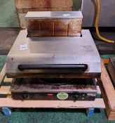 Hatco Therm-Max stainless steel electric salamander grill - MISSING GRILL TRAY