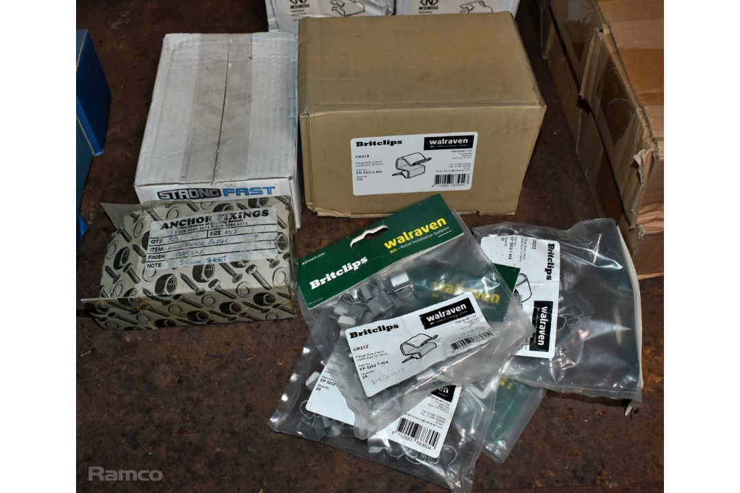 Workshop consumables - Renold SD 16B-1 offset chain link, hex bush, spring/beam/edge clips - Image 5 of 9