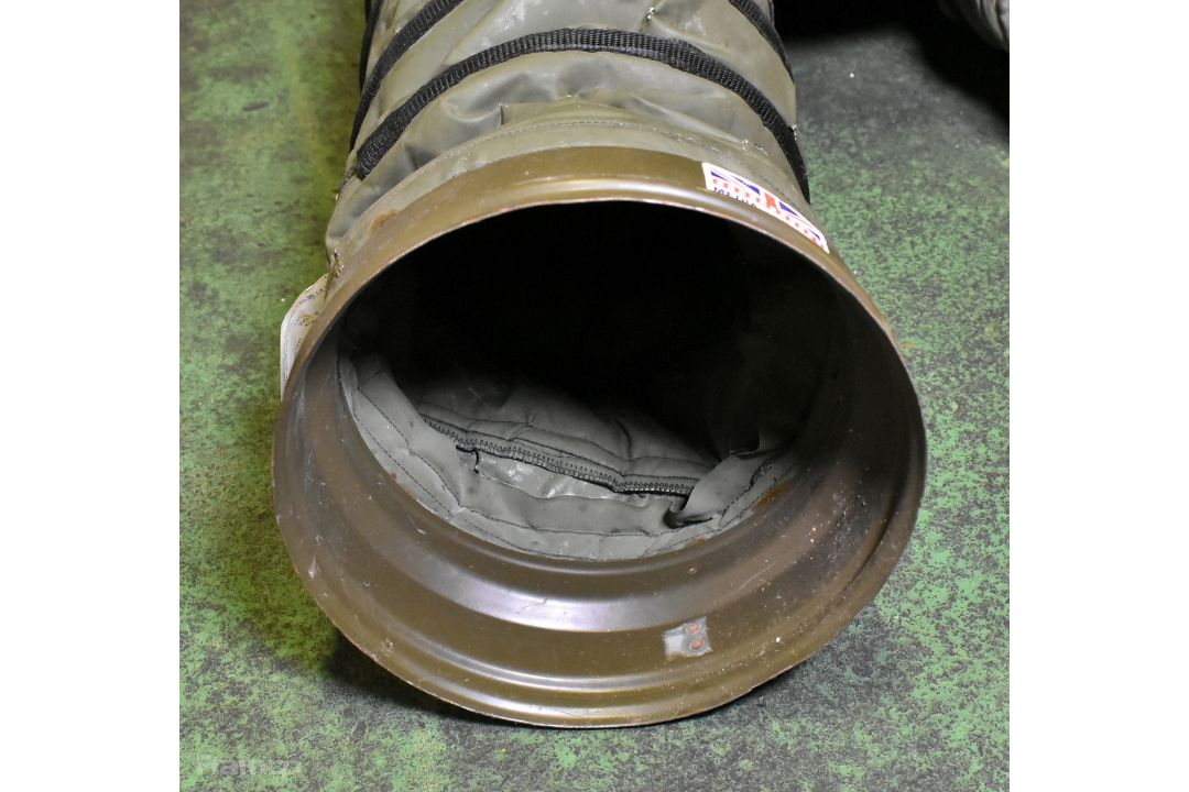 12x 250mm flexible canvas ducting pipes in storage bags - approx length: 2800mm - Image 5 of 5