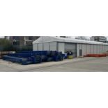 Racking assembly - uprights, beams and shelving - approx. 20T