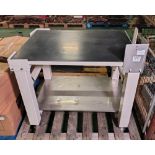 Engineers surface table - MISSING TOP - W 1050 x D 750 x H 950mm
