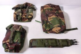 Various types of ex-military DPM accessories - 168kg – may require repair/be incomplete