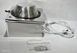 3x Teal Compact Classic 240V stainless steel portable hand wash sinks