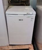 Beko LX5053 W under counter larder refrigerator - S/N 1210807709 - W 545 x D 595 x H 840mm