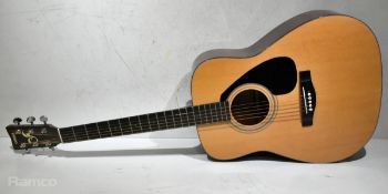 Yamaha FG-412 acoustic guitar in Rockbag by Warwick storage bag - Serial No: 91019797