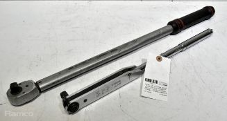 Norbar 1/2 inch torque wrench 30-300 Nm & Britool EVT 600A 1/2 inch torque wrench 12-68 Nm - SPARES