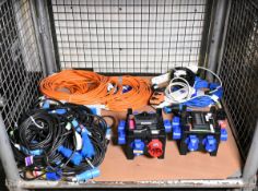 Mixed electrical cables and junction boxes - full details in the description